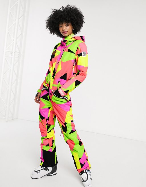 Traje para la nieve multicolor Hold Your Colour de OOSC | ASOS