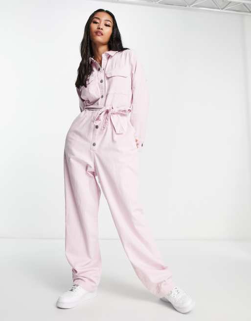 Traje rosa de estilo worker de Cotton On 