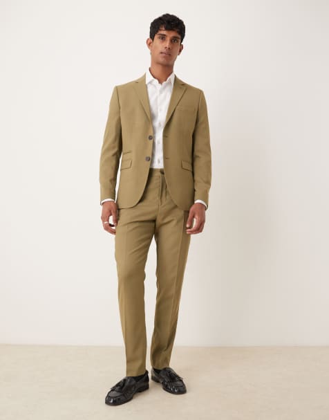 Traje verde de corte slim Neil de Selected Homme - view 1