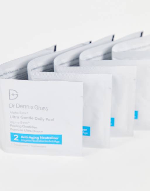 Tratamiento de 5 toallitas exfoliantes Alpha Beta Ultra Gentle Daily Peel de Dr Dennis Gross, 2 de 4