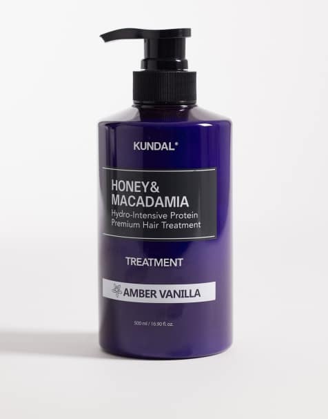 Tratamiento de proteínas de miel y nuez de macadamia con aroma a ámbar y vainilla de 500 ml de Kundal - view 1