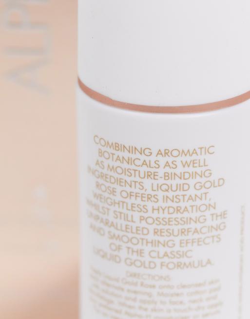 Tratamiento exfoliante con ácido glicólico al 5% y rosas de 100 ml Liquid Gold de Alpha-H, 2 de 4