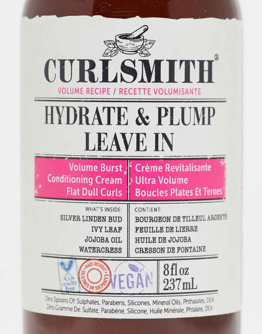 Tratamiento sin aclarado Hydrate & Plump de 237 ml de Curlsmith, 4 de 4