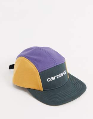 фото Трехцветная кепка carhartt wip-многоцветный