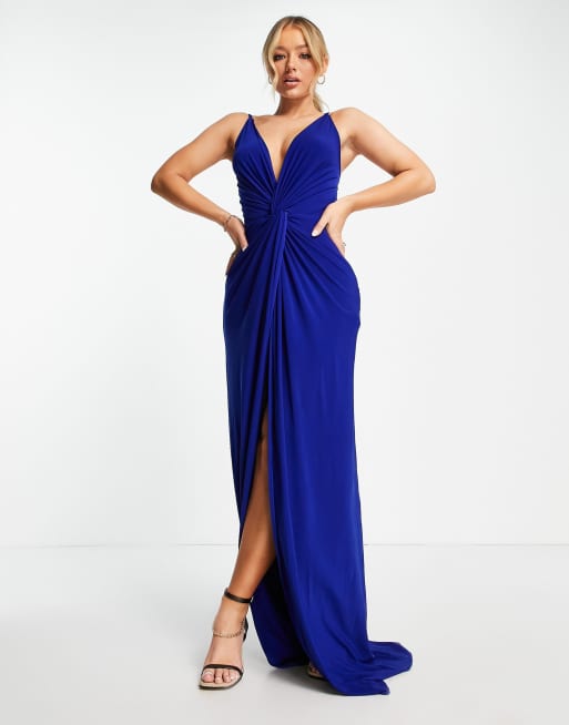 Maxi dress outlet knot front