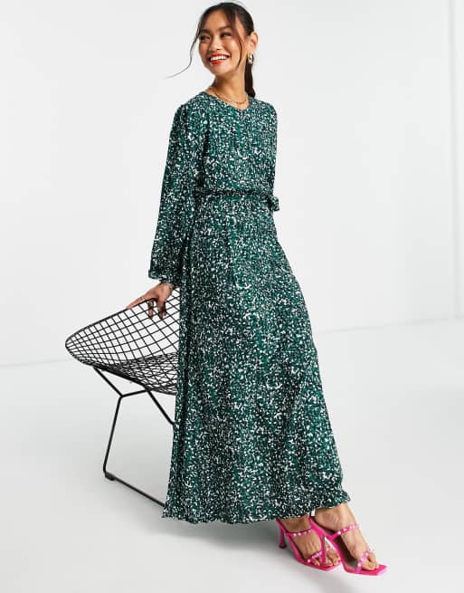 Green and shop black maxi dress