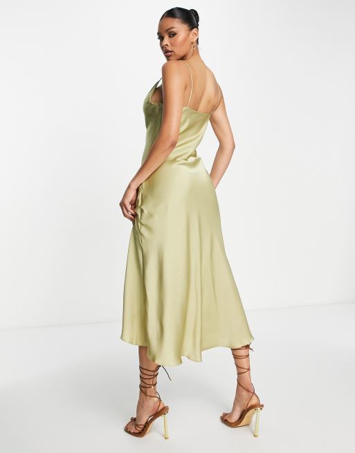 Warehouse satin 2024 slip dress