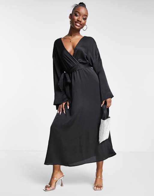 Trendyol - Robe mi-longue - Noir