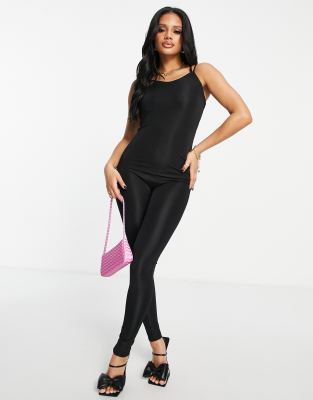 strappy bodycon jumpsuit