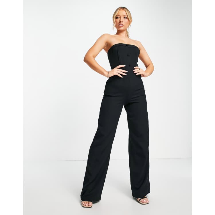 Trendyol tailored jumpsuit in black