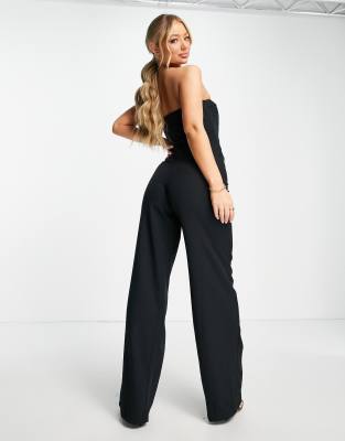 Trendyol tailored jumpsuit in black | ASOS