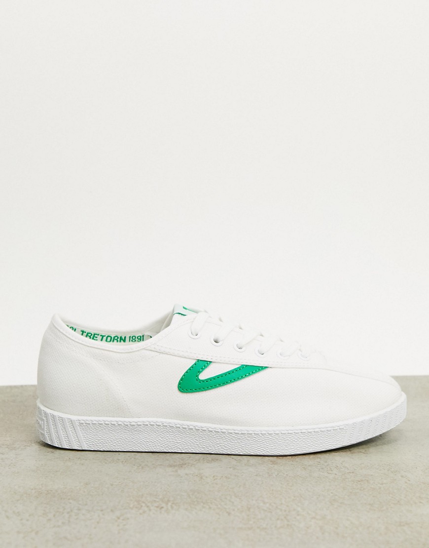 Tretorn - Nylite - Sneakers in wit en groen