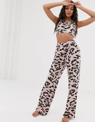 Missguided брюки леопард