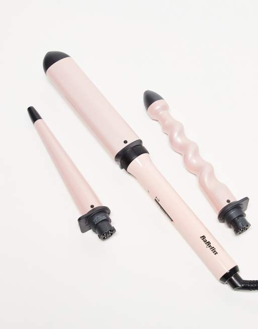 Trío de herramientas de peinado para ondular y rizar el cabello con enchufe británico Curl & Wave de BaByliss, 2 de 4