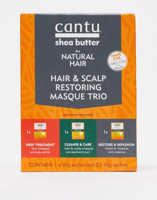 Trío de mascarillas capilares Restore de Cantu