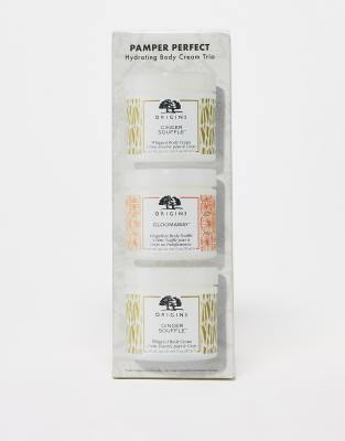 Trío de productos para el cuerpo Pamper Perfect de Origins (ahorra un 9%)