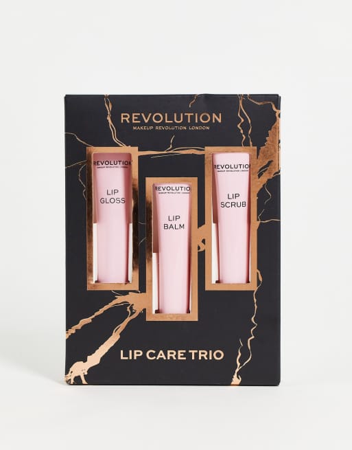 Trío para el cuidado de los labios de Revolution (ahorra un 33%)