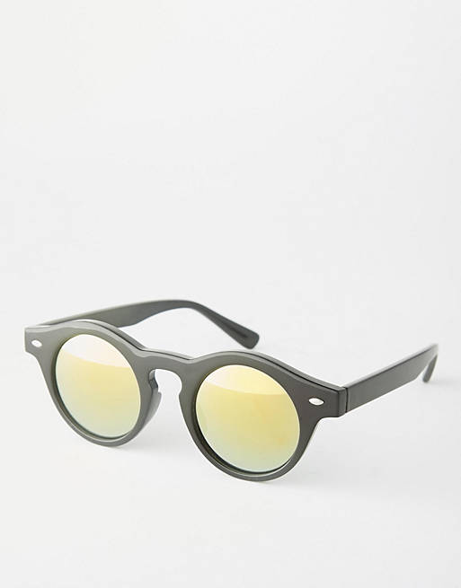 Trip Round Sunglasses With Mirror Lens