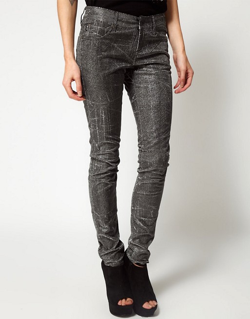 Tripp Nyc Metallic Skinny Jeans | ASOS