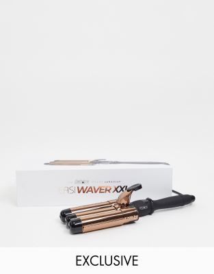Инструменты и аксессуары Тройной стайлер для волос с британской вилкой Easilocks The Waver XXL-Бесцветный