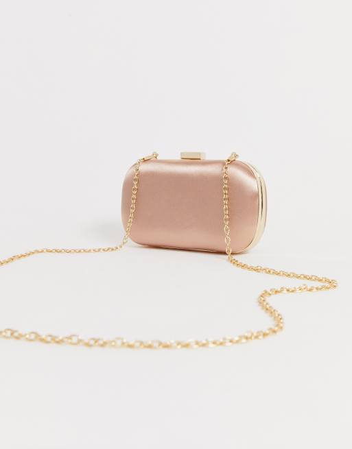 Nude clutch bag online asos