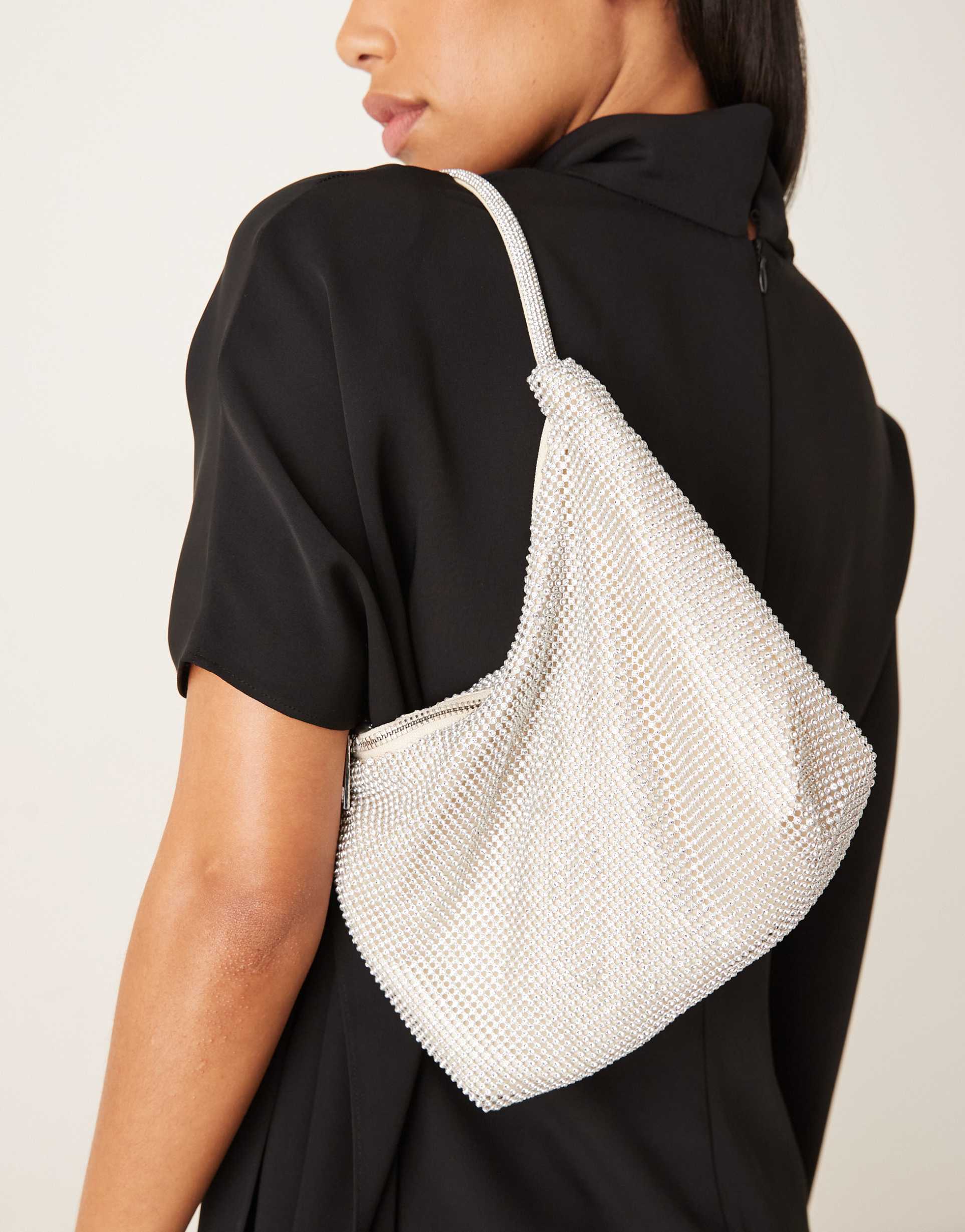 true decadence chainmail grab bag in cream and silver