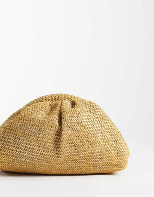 True Decadence Clutch aus Rattan in Gold, 4 von 4