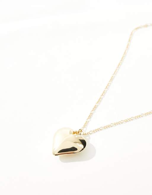 True Decadence - Collier avec pendentif cœur bombé - Doré, 2 de 4
