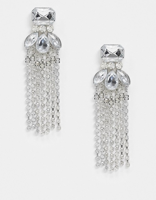 True Decadence crystal gem drop earrings