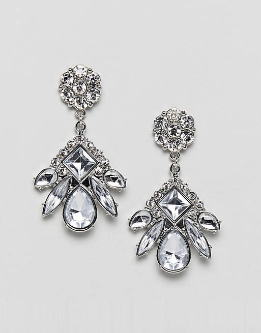 True Decadence Diamante Drop Earrings | ASOS
