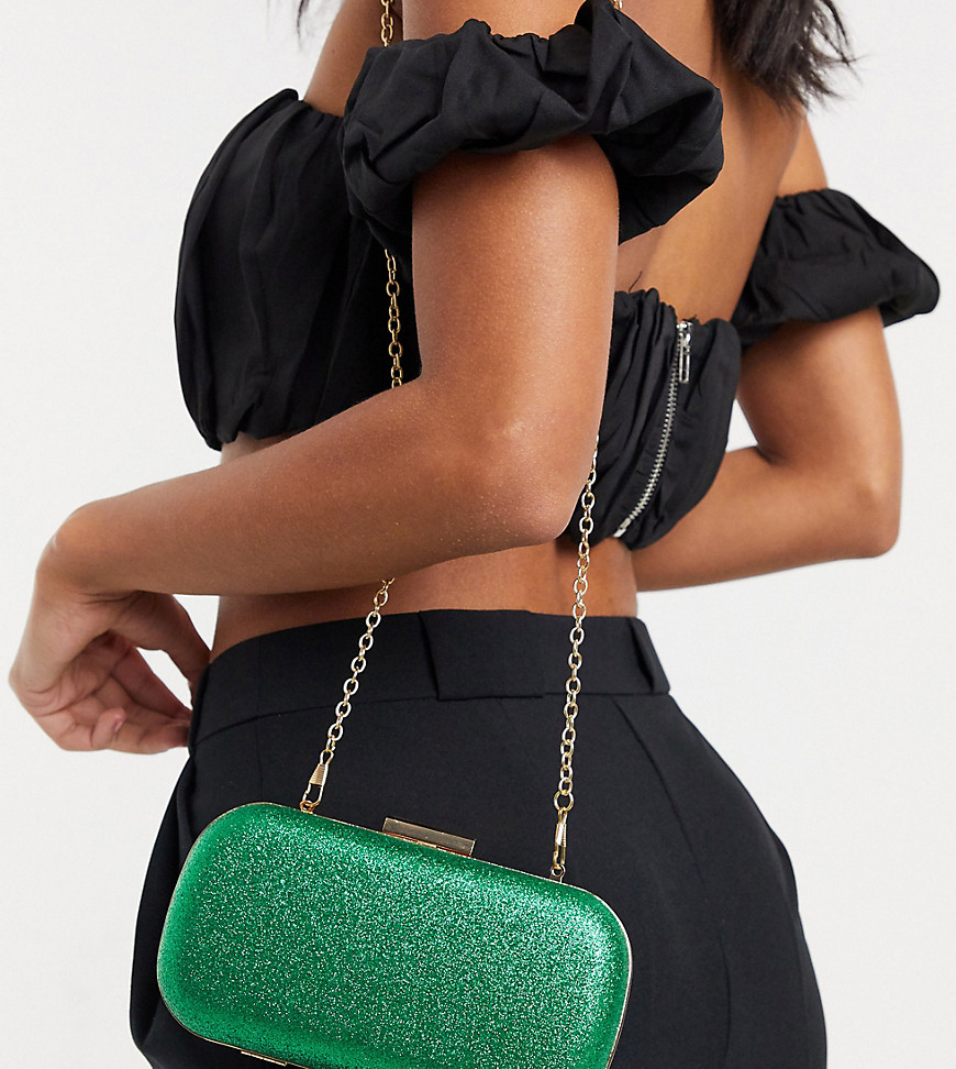 True Decadence - Eksklusiv clutch-taske i smaragdgrøn krystal