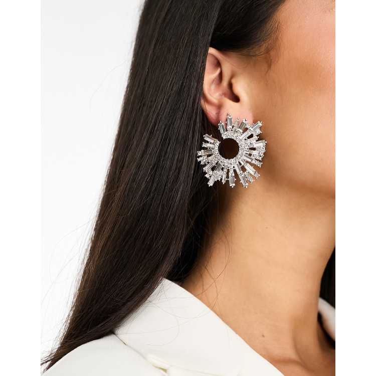 ピアス AMINA MUADDI Embellished l Jeanne Earrings Amina Muaddi Earrings - Etsy