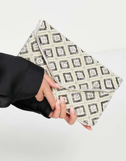 True Decadence Exclusive pearl embellished grab bag, 4 of 4