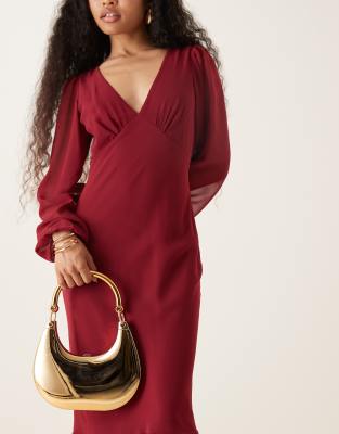 True Decadence - Hartschalen-Schultertasche in Gold-Goldfarben