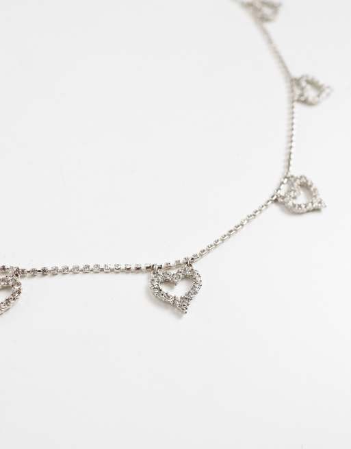 Metal heart chain on sale belt