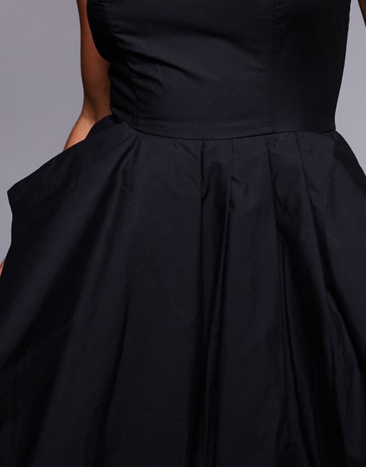 True Decadence Hi low hem maxi in black, 3 of 4