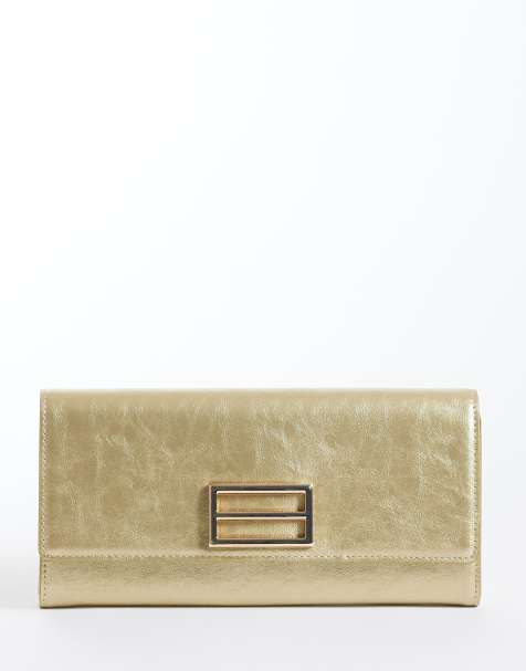 True Decadence klassische Clutch in Hellgold - view 1