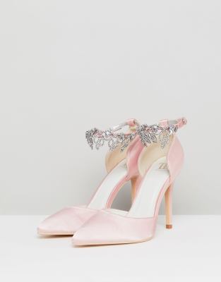 pale pink slingback shoes