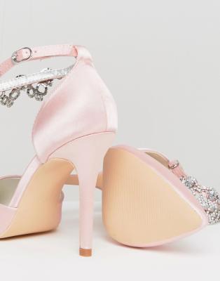 pale pink wedding shoes