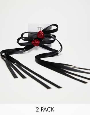 Lot De 50 Mini Nœuds à Cheveux En Ruban Gros-grain 4,3 Cm - Élastiques Pour Bébé Fille Et Enfant