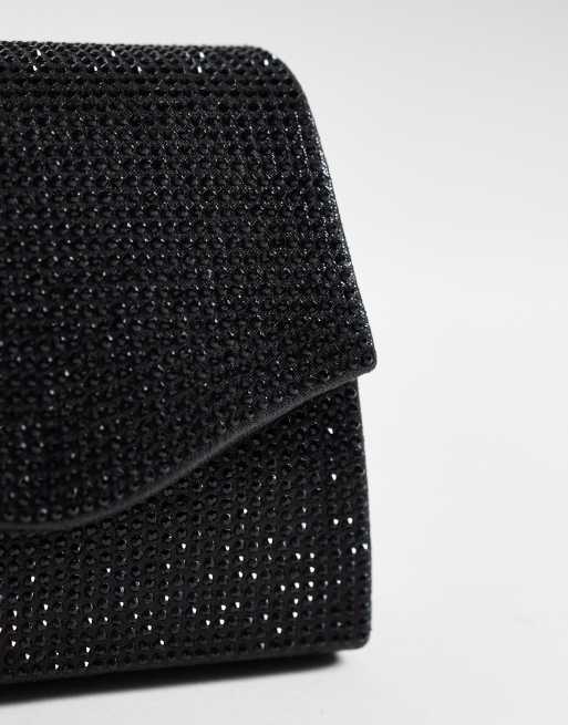 True Decadence mini embellished shoulder bag in black, 3 of 4
