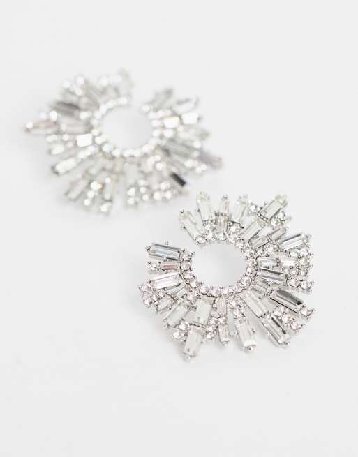 True Decadence - Orecchini appariscenti color argento decorati, 2 di 4