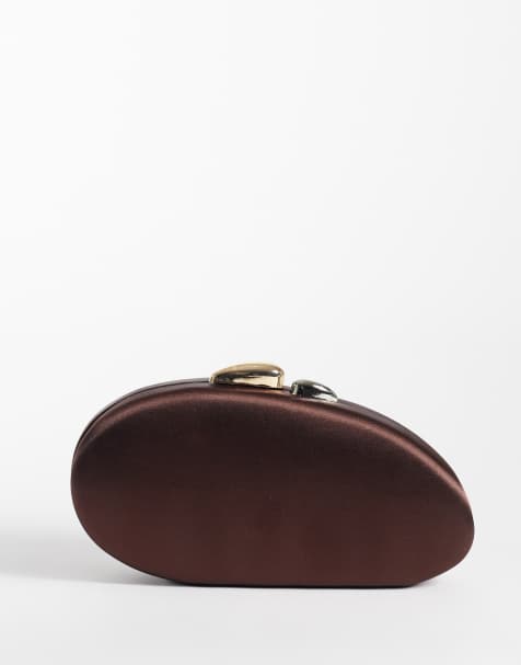 True Decadence - Pochette en satin - Chocolat foncé - view 1