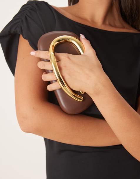 True Decadence - Pochette marrone scuro con manico - view 1