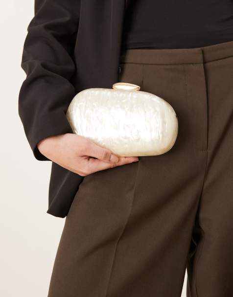 True Decadence - Pochette rigida in resina bianco perlato - view 1