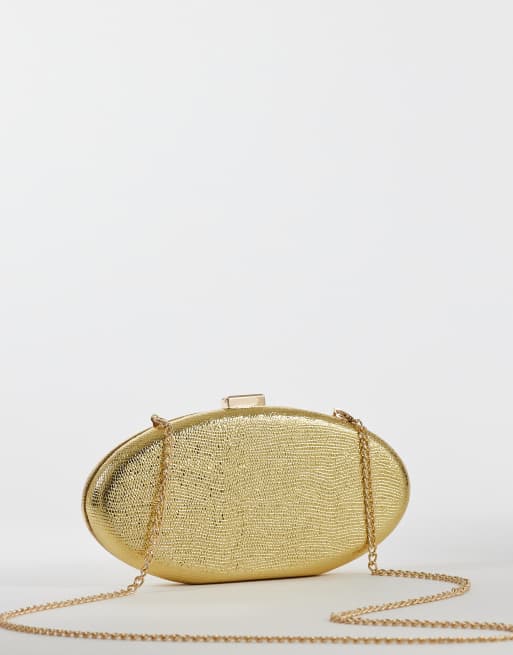 True Decadence - Pochette rigide ovale texturée - Doré, 4 de 4