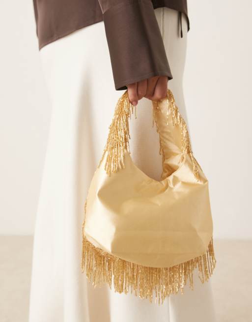True Decadence - Sac à main orné de perles - Doré, 4 de 4