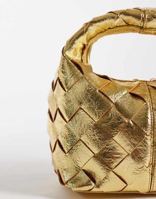 True Decadence - Sac à main tressé - Doré, 3 de 4