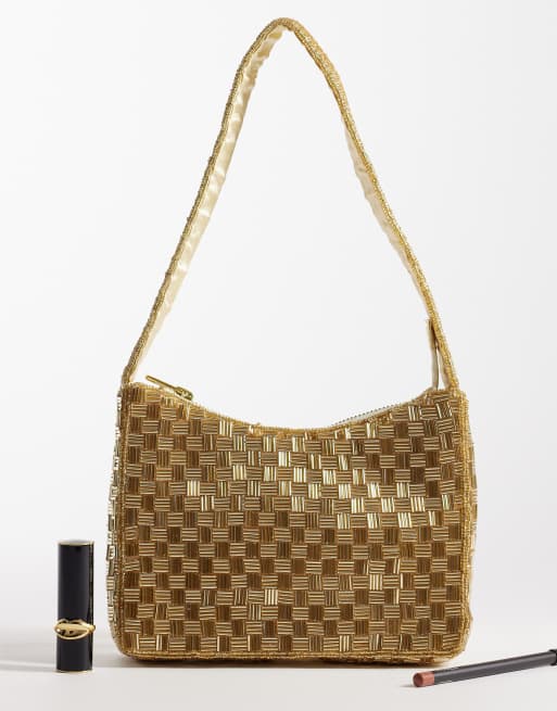 True Decadence - Sac porté épaule ornementé - Doré, 2 de 4