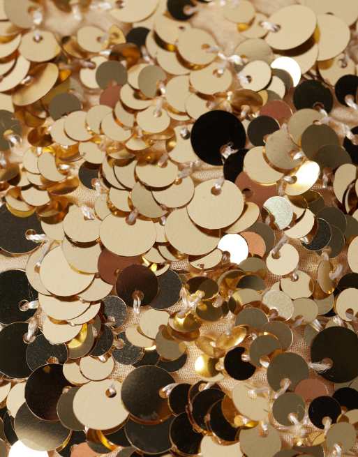 True Decadence sequin grab bag in gold, 3 of 4
